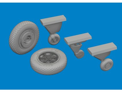 F4F-4 wheels late 1/48 recommended for ACADEMY