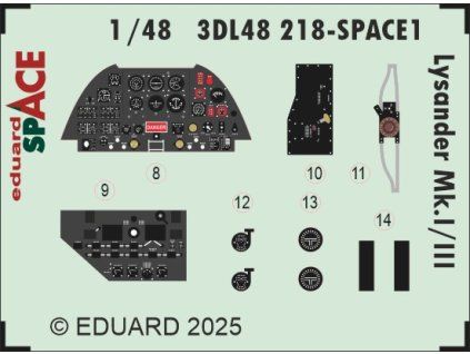 Lysander Mk.I/III SPACE 1/48 recommended for AIRFIX
