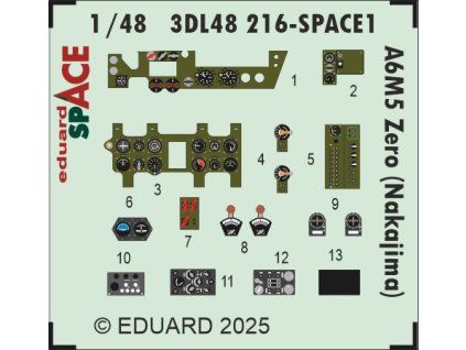 A6M5 Zero (Nakajima) SPACE 1/48 recommended for FINE MOLDS