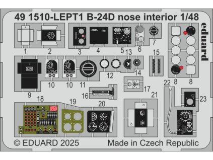 B-24D nose interior 1/48 recommended for HOBBY BOSS