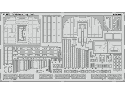 B-24D bomb bay 1/48 recommended for HOBBY BOSS