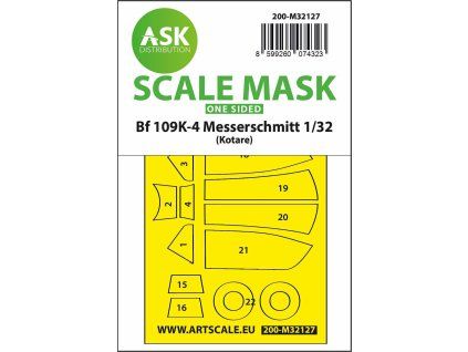 1/32 Bf 109K-4 one-sided express fit mask for Kotare