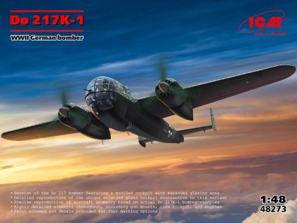 1/48 Do 217K-1, WWII German bomber