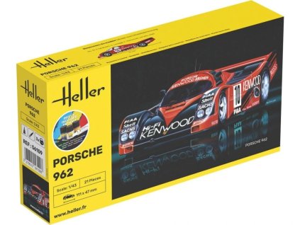 1/43 STARTER KIT Porsche 962 - Heller