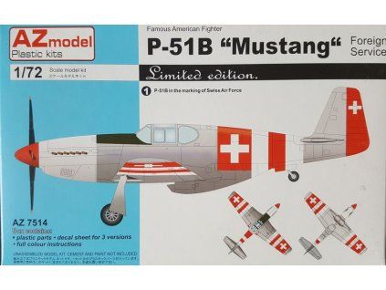 1/72 P-51B Mustang Foreign - AZ Model
