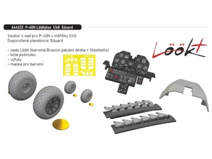 P-40N LööKplus 1/48 recommended for EDUARD