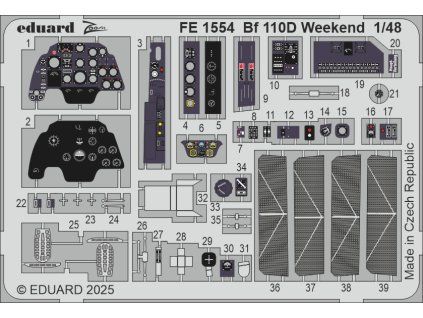 Bf 110D Weekend 1/48 recommended for EDUARD