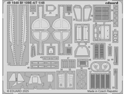 Bf 109E-4/7 1/48 recommended for TAMIYA