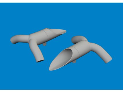 DB-7B Boston III exhausts PRINT 1/48 recommended for HKM