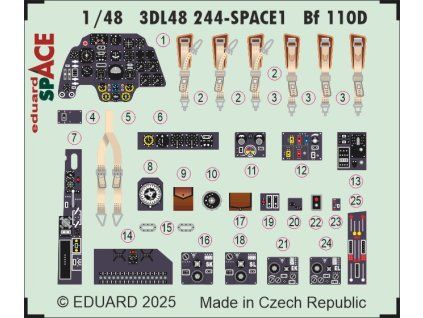 Bf 110D SPACE 1/48 recommended for EDUARD