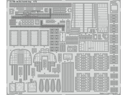 B-24J bomb bay 1/72 recommended for HASEGAWA