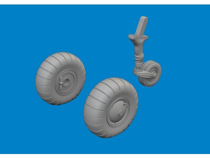 Fi-156C wheels 1/48 recommended for TAMIYA