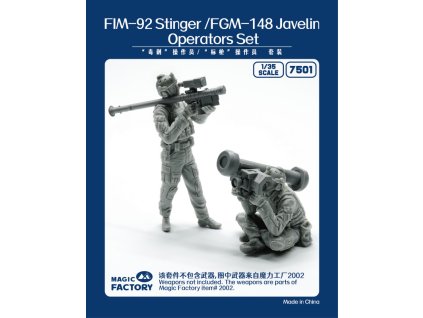 1/35 FIM-92 Stinger / FGM-148 Javelin Operators Set