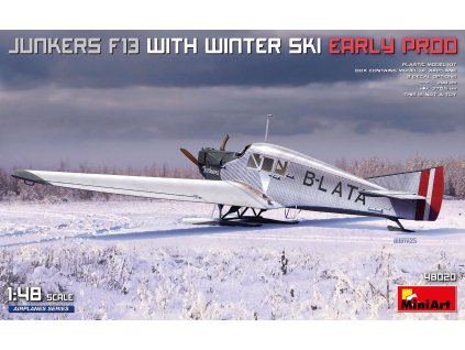 1/48 JUNKERS F13 WITH WINTER SKI. EARLY PROD
