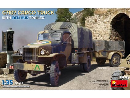 1/35 G7107 Cargo Truck with "Ben Hur" Trailer