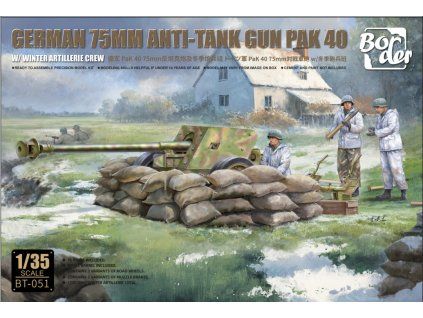 1/35 German 7,5cm Pak40 AT gun