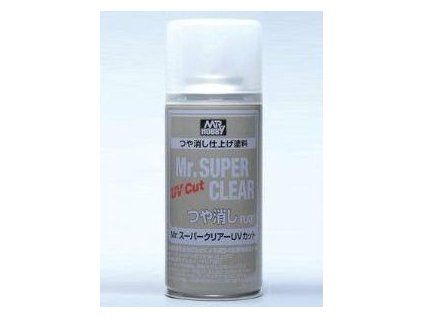 Mr. Super Clear UV Cut Flat Spray (170 ml)