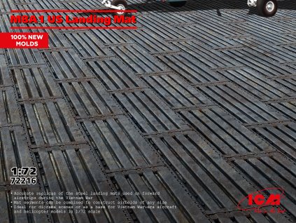 1/72 M8A1 US Landing Mat (100% new molds)