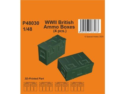 1/48 WWII British Ammo Boxes