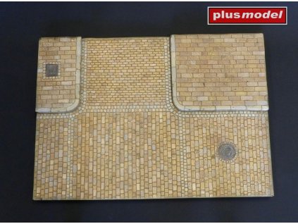 1/35 Display base – Cobblestone street intersection
