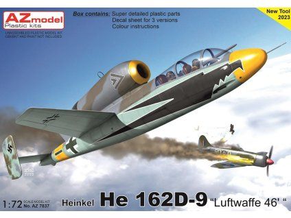 1/72 Heinkel He 162D-9 "Luftwaffe 46"
