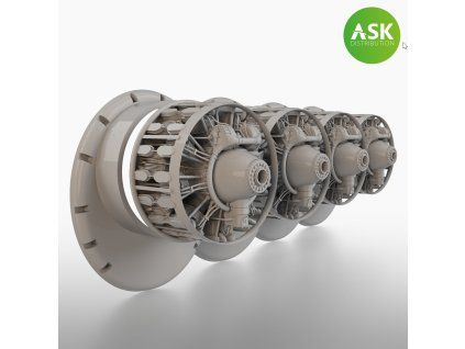 1/48 B-29 engine set - Wright R-3350-57, 4 pc. set, ASK 200-A48070
