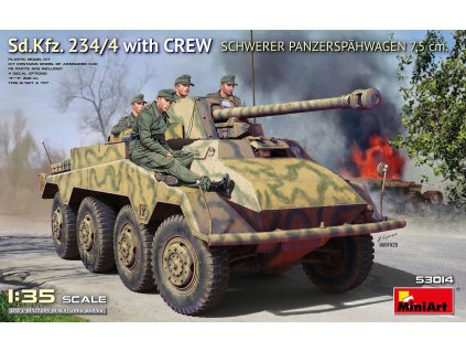 1/35 Sd.Kfz. 234/4 Schwerer Panzerspдhwagen 7,5 cm. w/Crew