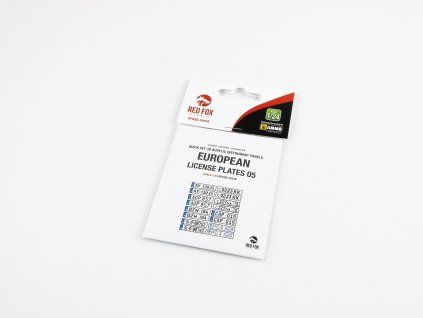 Red Fox Studio 1/24 European Lincense plates vol.05 (for Universal)