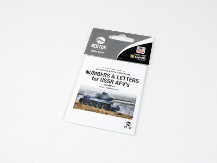 Red Fox Studio 1/35 Numbers & Letters for USSR AFV's Vol.01 (for Universal)