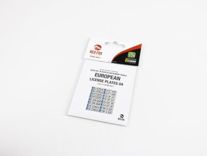Red Fox Studio 1/24 European Lincense plates vol.04 (for Universal)