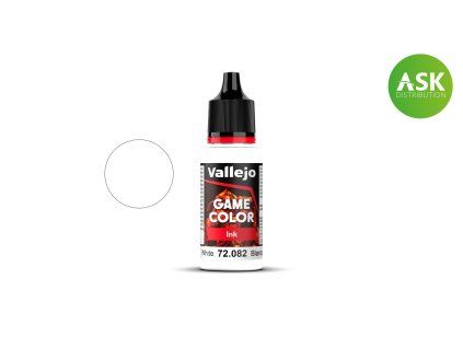 Vallejo Game Color 72082 White Ink (18 ml)