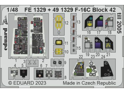 F-16C Block 42 till 2005 1/48 recommended for KINETIC