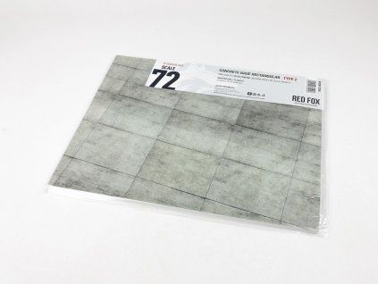 Red Fox Studio 1/72 Concrete Base Rectangular Type 2 300x230mm