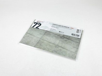 Red Fox Studio 1/72 Concrete Base Rectangular Type 1 250x160mm