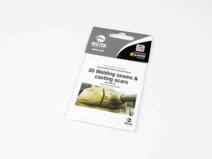 Red Fox Studio 1/35 3D Welding seams and casting scars Vol.01 (for Universal)
