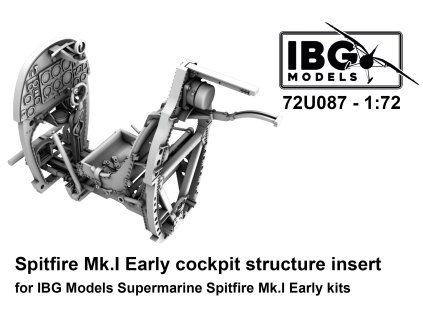 1/72 Spitfire Mk.I Early cockpit structure insert