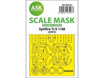1/48 Spitfire Tr.9 double-sided express fit mask for Airfix