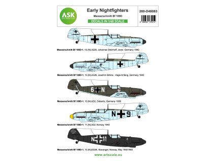 1/48 Messerschmitt Bf 109D (very) Early Nightfighters - part 1