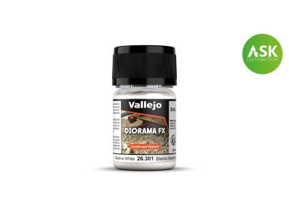 Vallejo Diorama FX 26301 Alkaline White Landscape Textures (35 ml)
