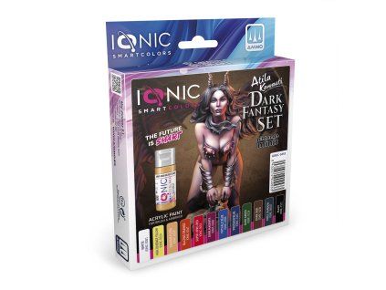 IONIC Dark Fantasy Set – 12 Essential Colors - 12 Ionic Smart acrylic colors