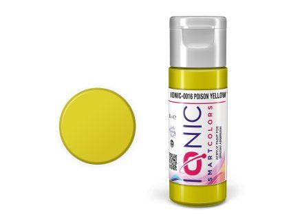 IONIC Poison Yellow - smart acrylic color (20 ml)