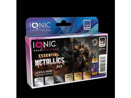 IONIC Essential Metallics Set - 6 Ionic Smart acrylic colors