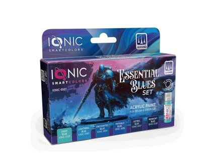 IONIC Essential Blues Set - 6 Ionic Smart acrylic colors