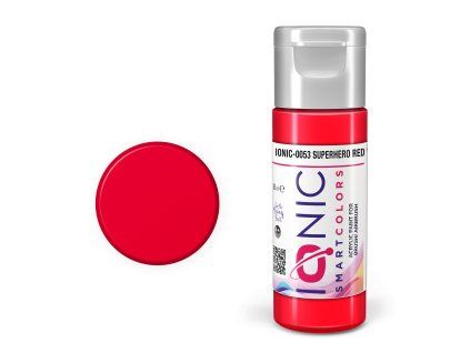 IONIC Superhero Red - smart acrylic color (20 ml)