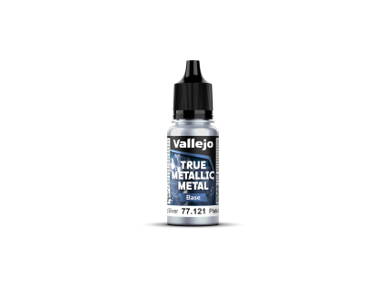 Vallejo True Metallic Metal 77121 Sterling Silver Base (18 ml)