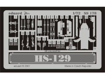 Hs 129 recommended for ITALERI