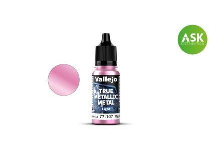 Vallejo True Metallic Metal 77107 Crimson Magenta Light (18 ml)