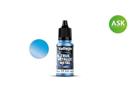 Vallejo True Metallic Metal 77111 Sapphire Blue Light (18 ml)