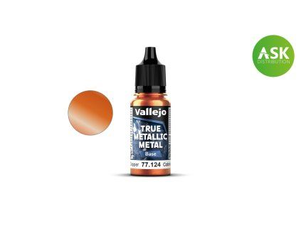 Vallejo True Metallic Metal 77124 Ancient Copper Base (18 ml)