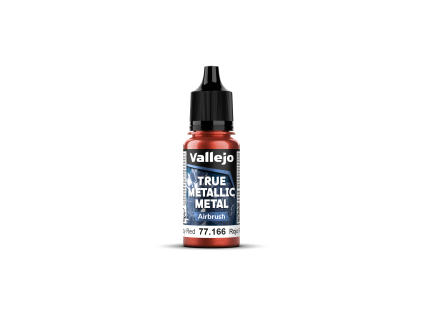 Vallejo True Metallic Metal 77166 Ruby Red Airbrush (18 ml)